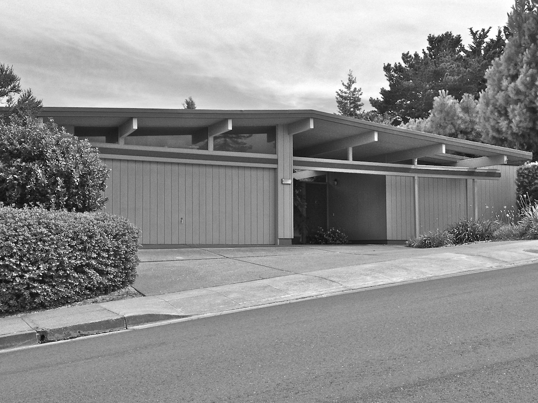 Mid-century Modern House Architecture, California