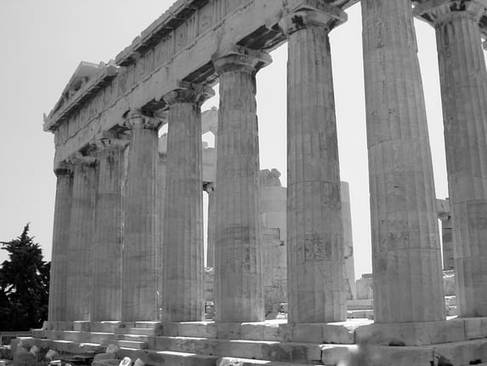 Classical Architecture, The Ruins of The Parthenon, Athens, Greece